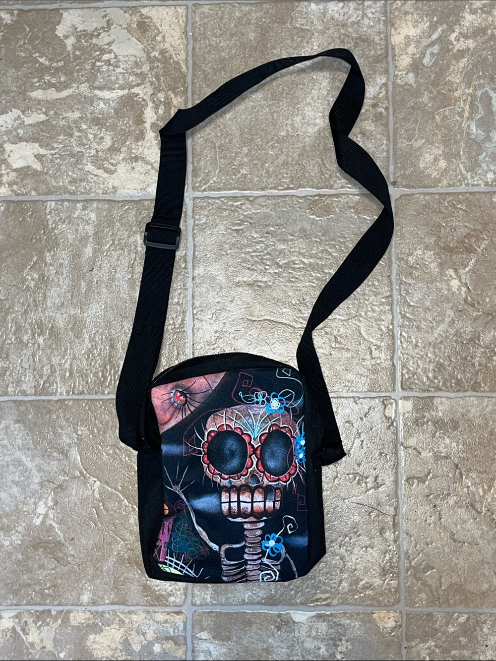 Skeleton crossbody bag